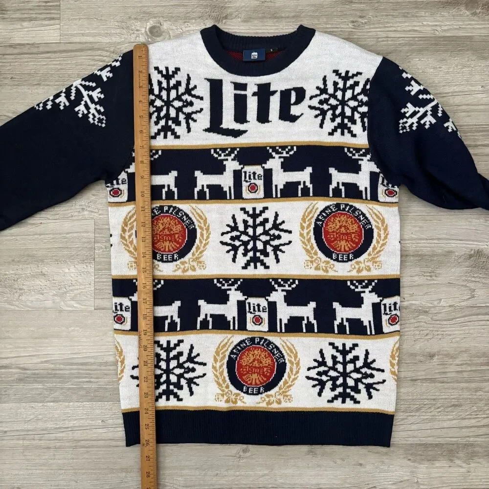 Ugly Christmas Sweater miller lite